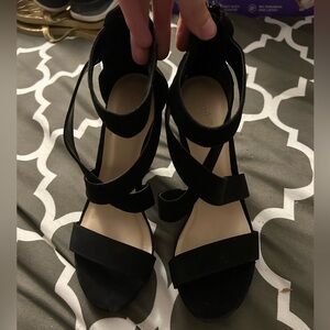 Black Strappy Heels!